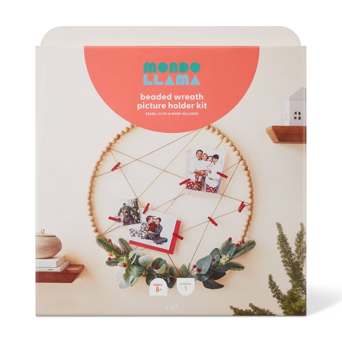 Christmas Craft Beaded Picture/Card Holder Kit- Mondo Llama™ | Target
