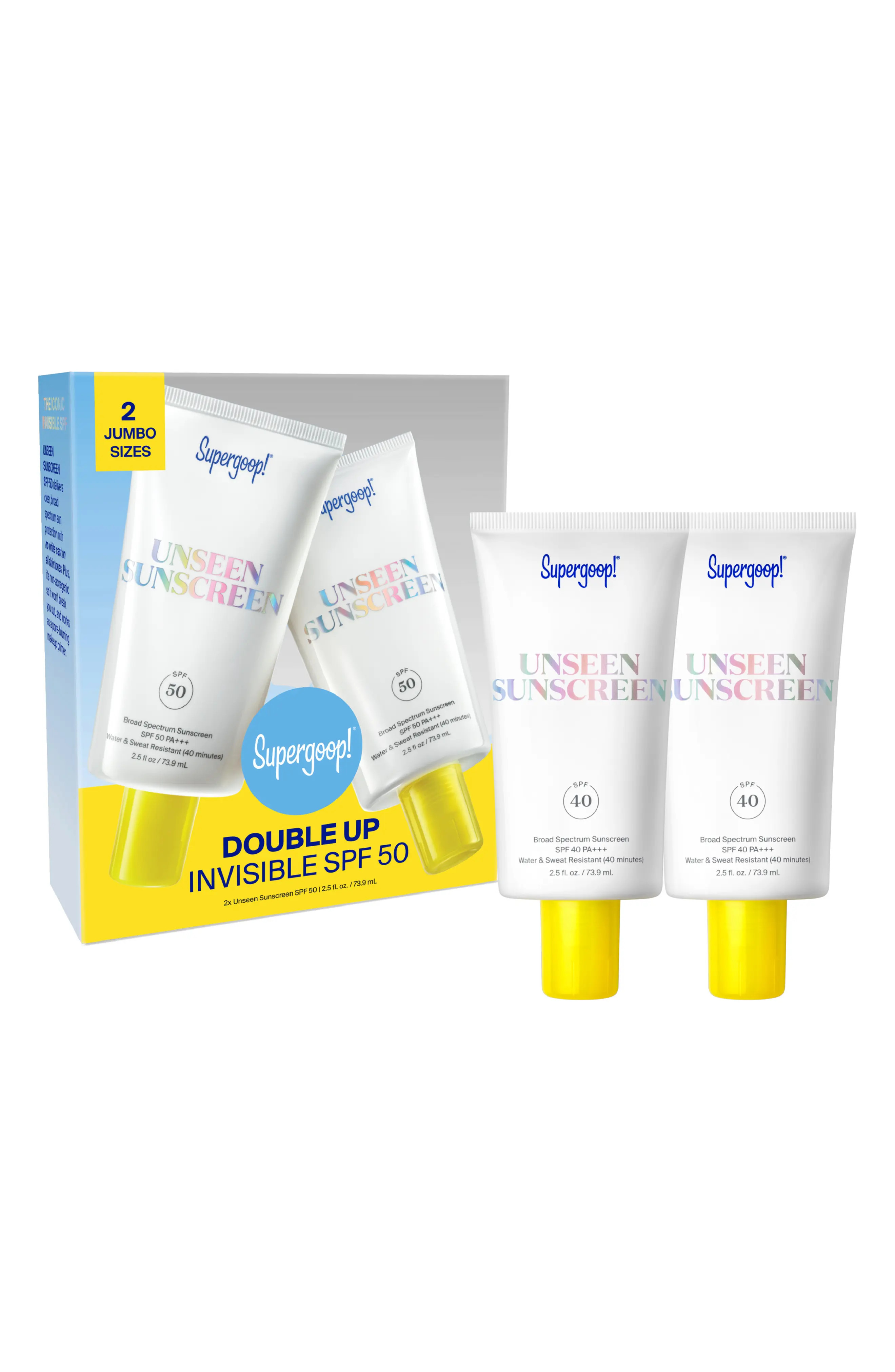 Unseen Sunscreen Broad Spectrum SPF 50 Duo $96 Value (Women) | Nordstrom | Nordstrom