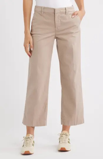 Frank & Eileen Westport Wide Leg Pants in Toasted at Nordstrom Rack, Size 6 | Nordstrom Rack