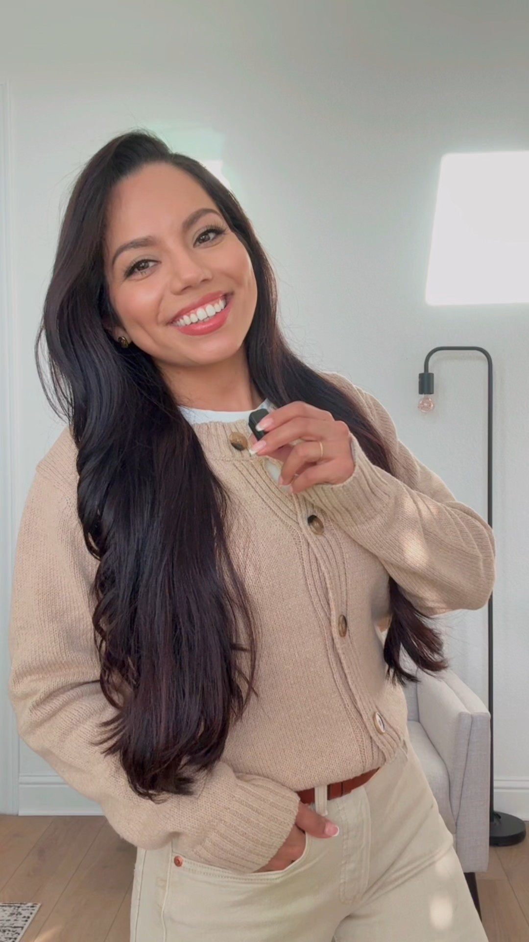 Layering a sweater with a white tee 
Sweater is from Nordstrom Rack size XS 
White tee is from Bylt Basics size XS
Pants Levi’s size W26 L26

#LTKPetite #LTKootd