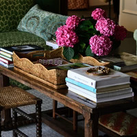 The Original Scalloped Rattan Tray | Half Past Seven