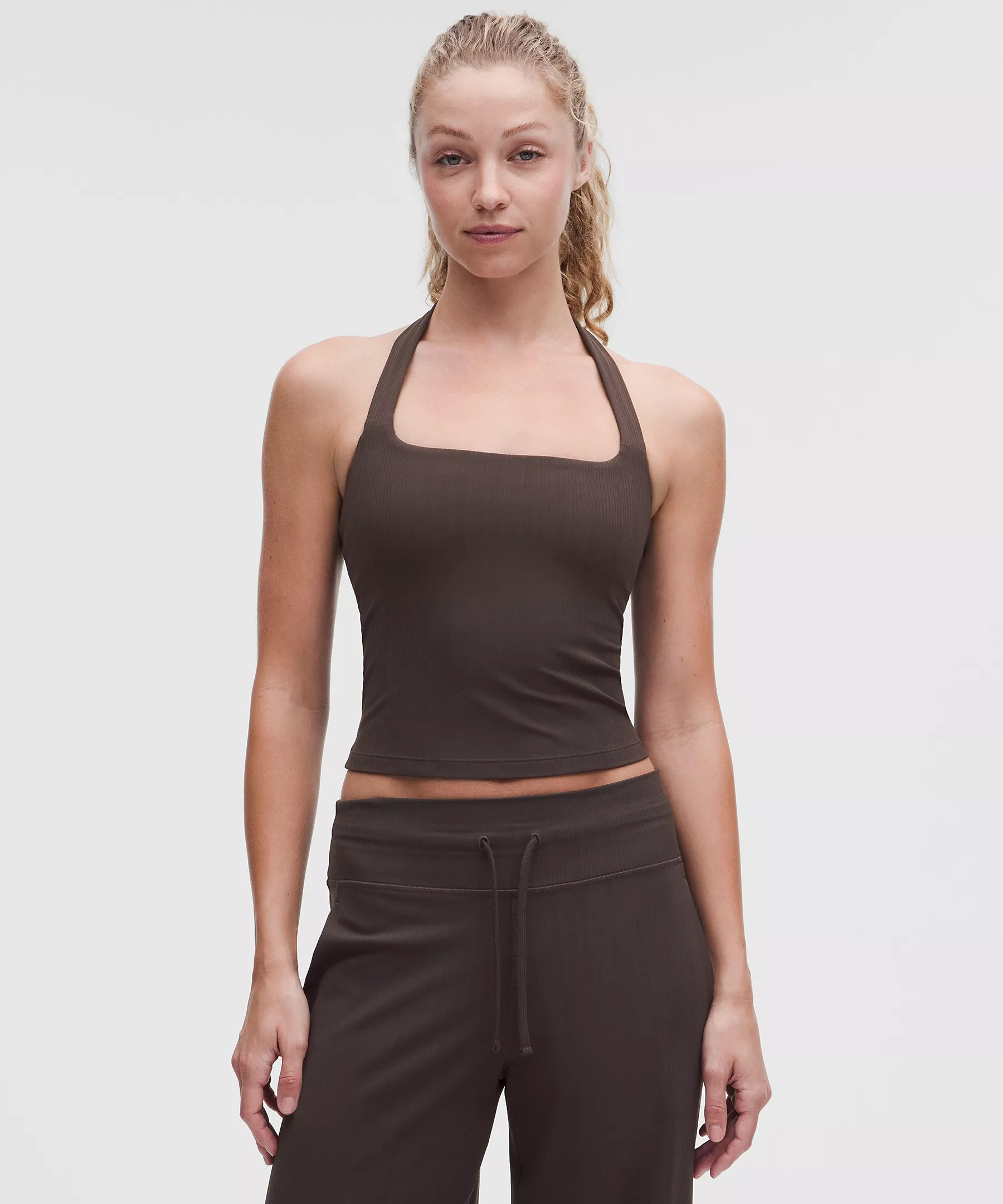 lululemon Align\u2122 Mix-Rib Halter Tank Top Light Support, B/C Cup | Lululemon (US)