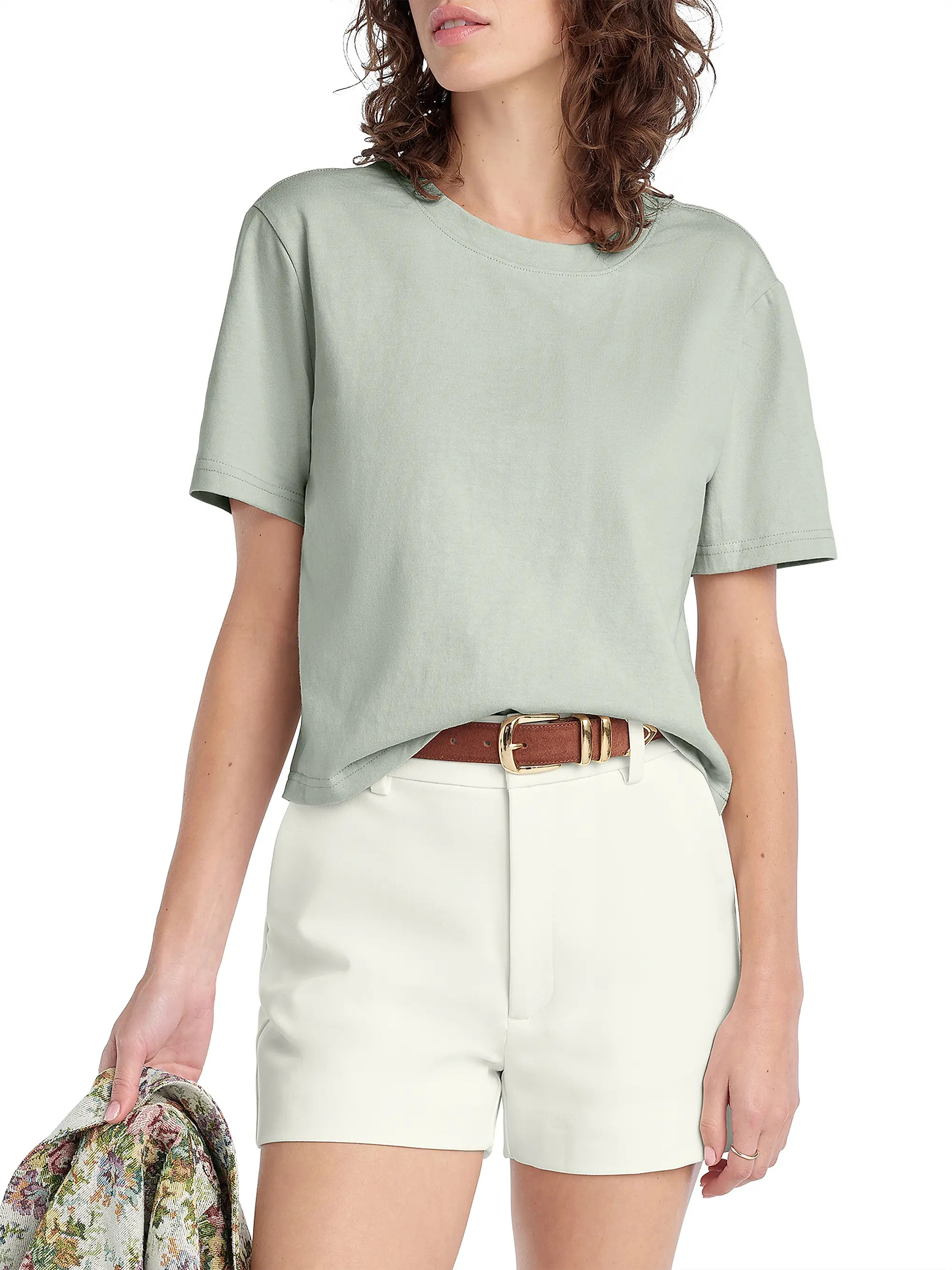 Favorite Daughter The Favorite Cotton Crewneck T-Shirt | Saks Fifth Avenue | Saks Fifth Avenue
