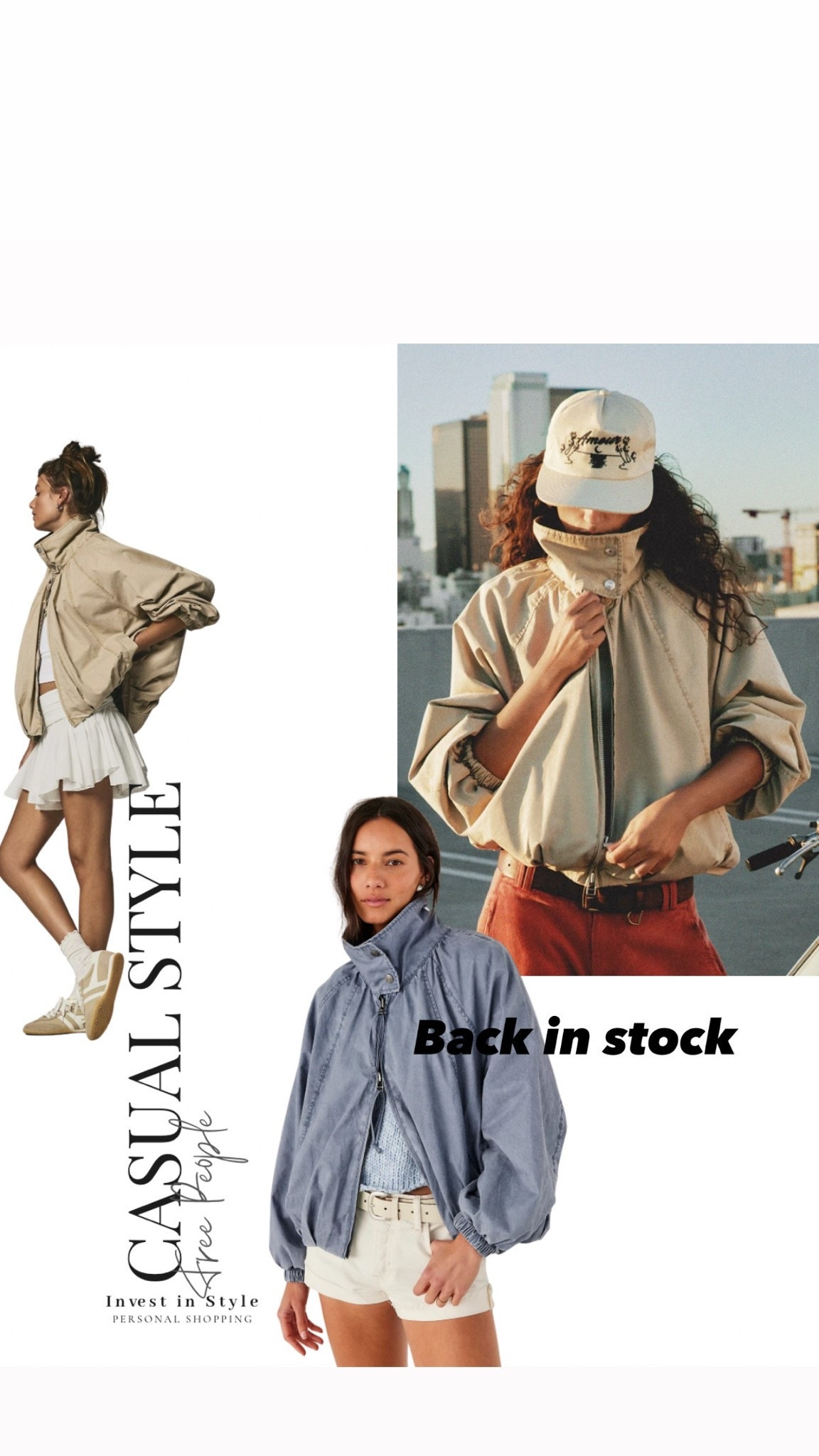 Back in stock 
A lovely weight, silhouette & fabric 
This spring jacket makes a statement. 
I wear a medium (relaxed fit ) 


Ad 
Free people

#LTKsummer #LTKfestival