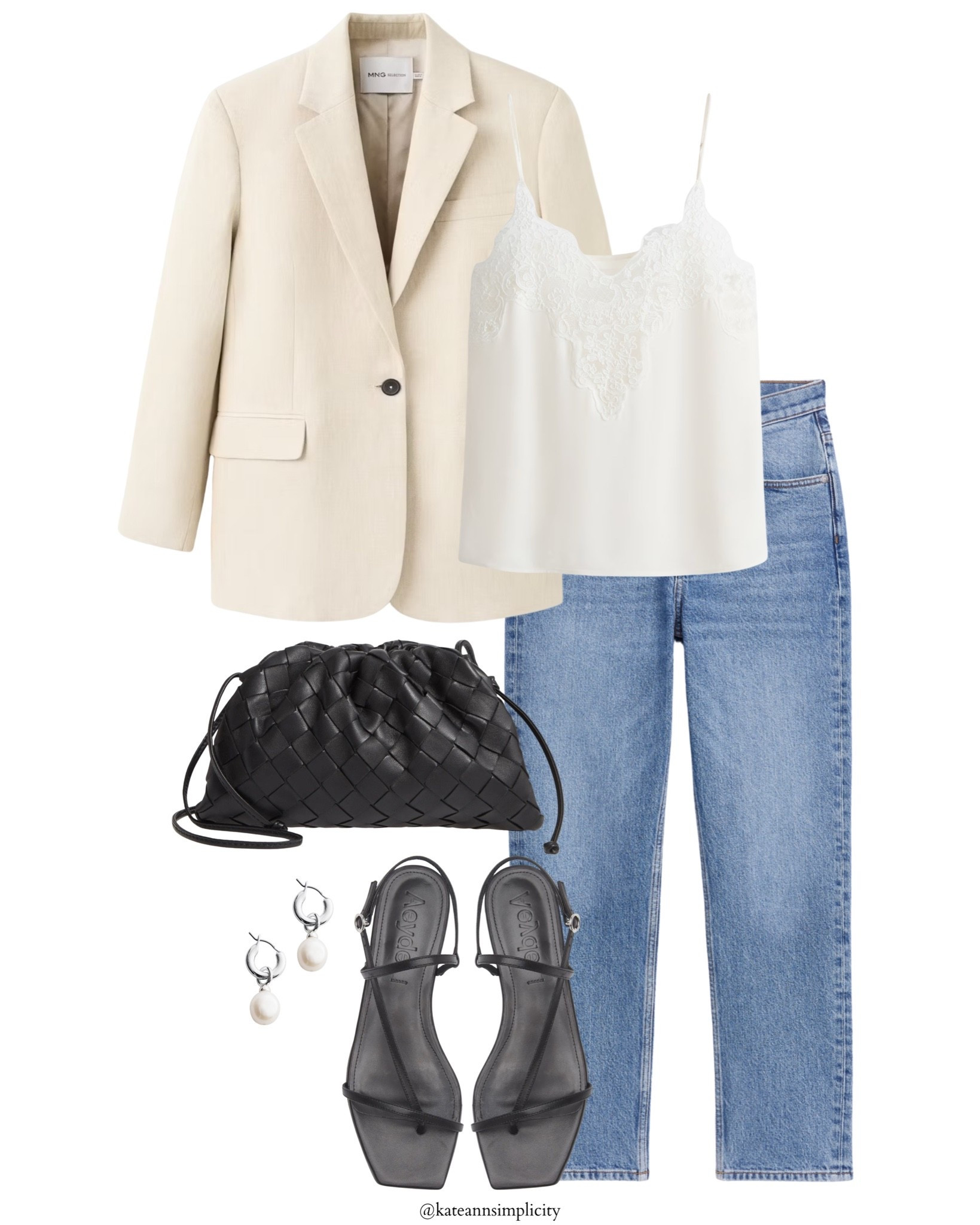 Summer outfit
Bottega veneta bag
Lace top
Linen blazer

#LTKSeasonal #LTKOver40 #LTKMidsize