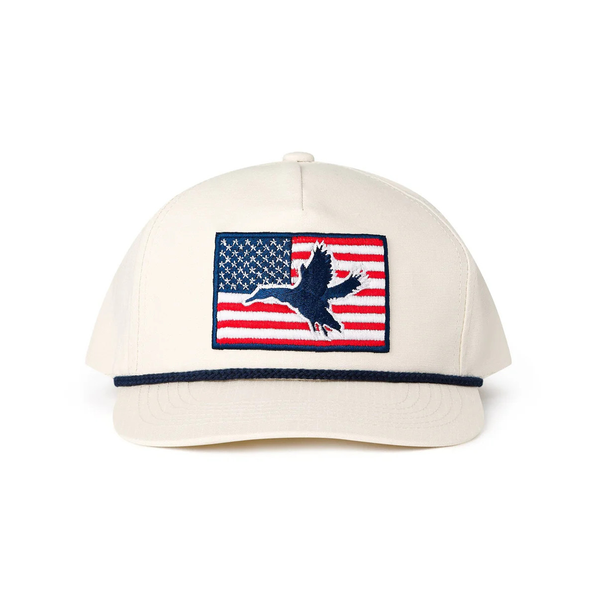 Cap - American Flag Duck - Putty | BURLEBO