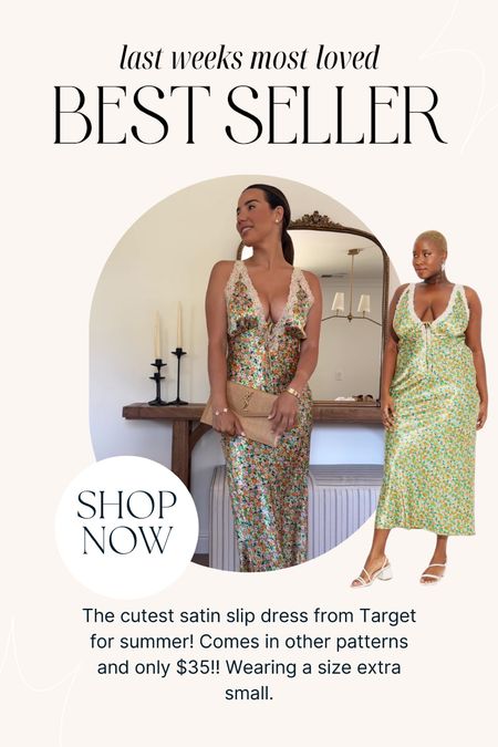 Satin slip dress from target for summer only $35 🤩

#LTKStyleTip #LTKFindsUnder50 #LTKSeasonal
