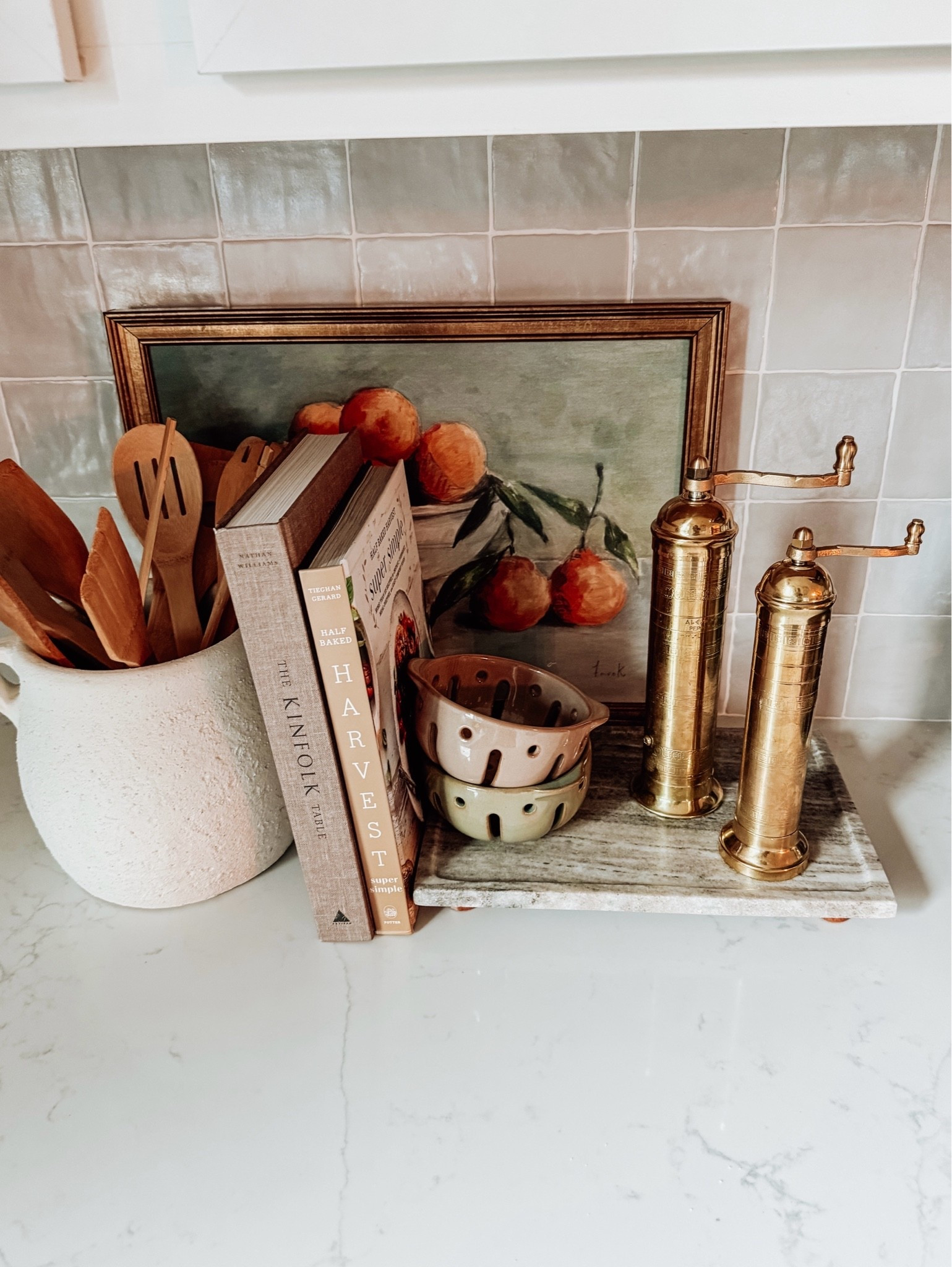 Keep beautiful and convenient pieces near the stove

#LTKHome
