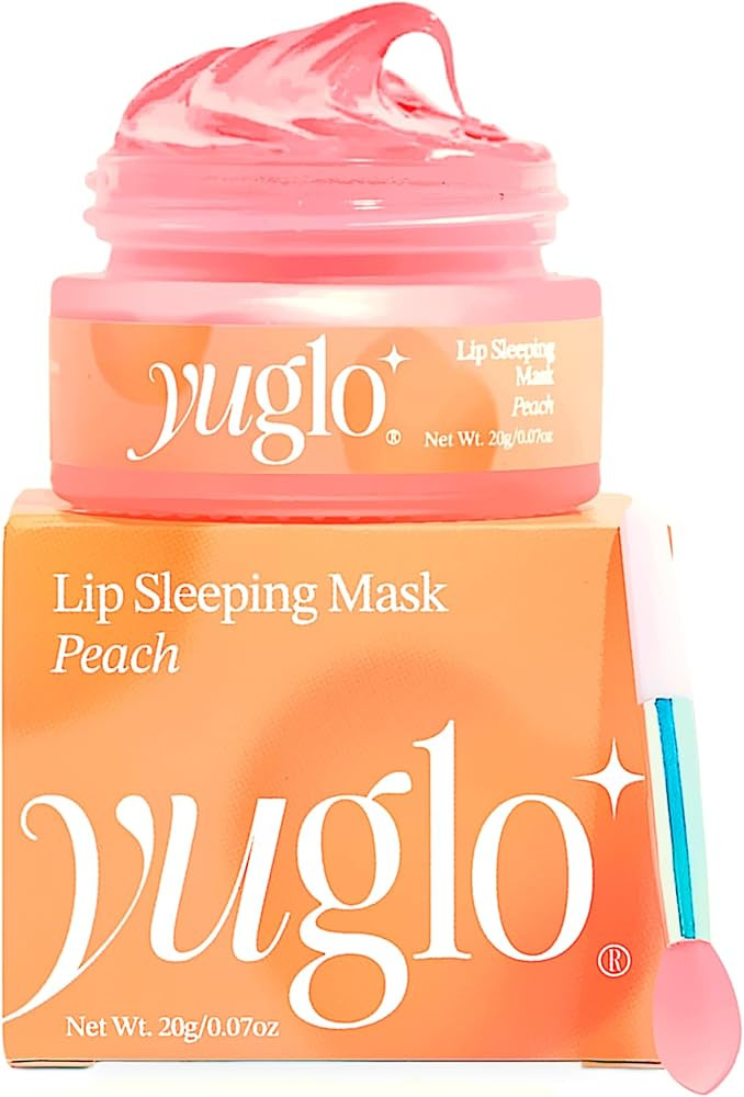 YUGLO Lip Sleeping Mask | Peach Flavor | Hydrating & Soothing Lip Treatment for  Dry, Chapped L... | Amazon (US)