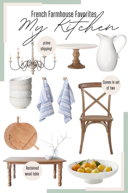 All my favorites(and yours!) from my own kitchen! Kitchendecor homedecor frenchfarmhouse frenchcountry diningtable diningchair farmhousedecor farmhousetable 


#LTKhome #LTKunder100 #LTKunder50
