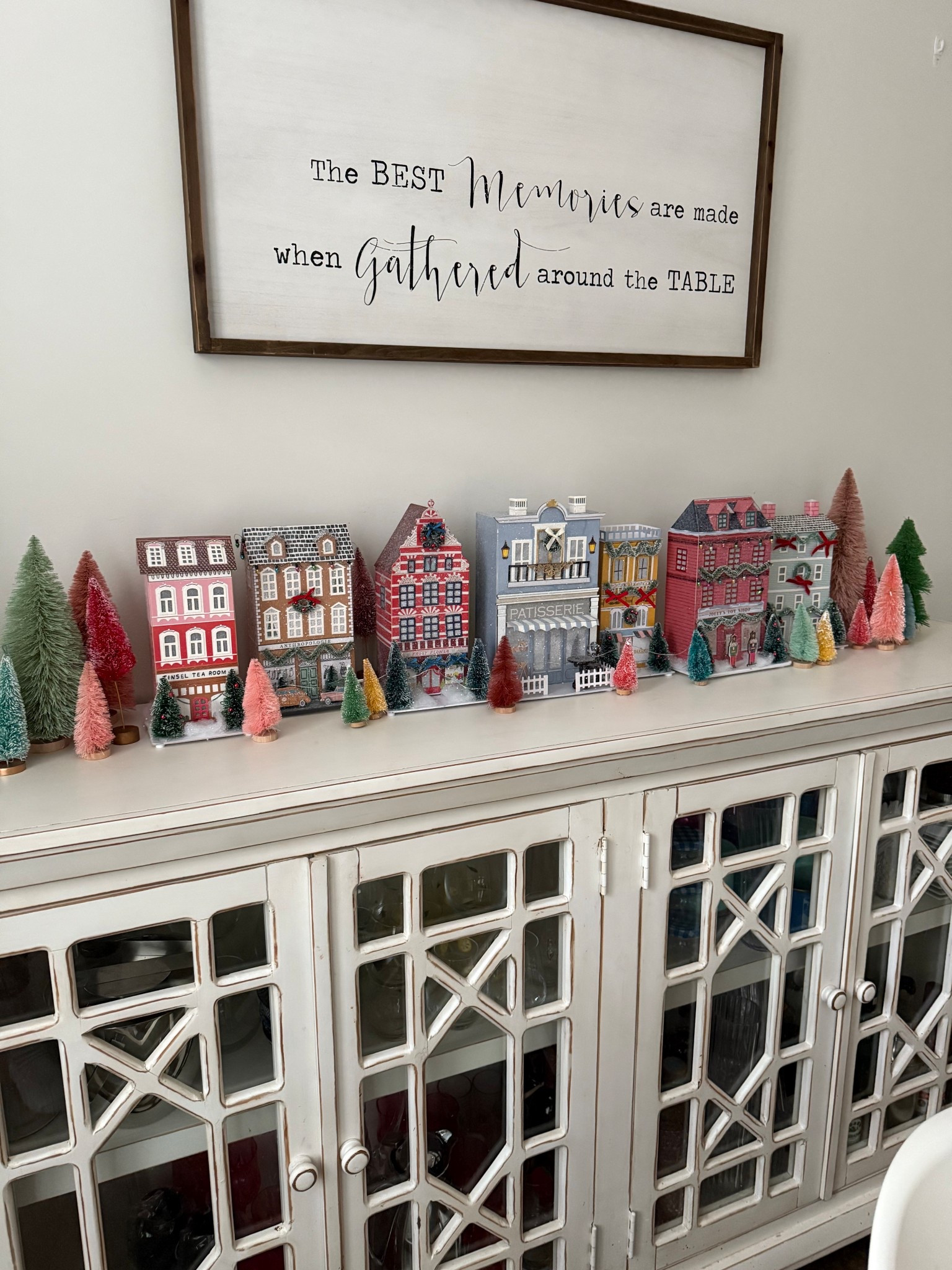 Similar Holiday houses and ribbon I used in the bow tutorial. Many of mine are from Anthropologie but they seem to be sold out this year. So I’m linking similar 

#LTKcanada #LTKholiday #LTKhome