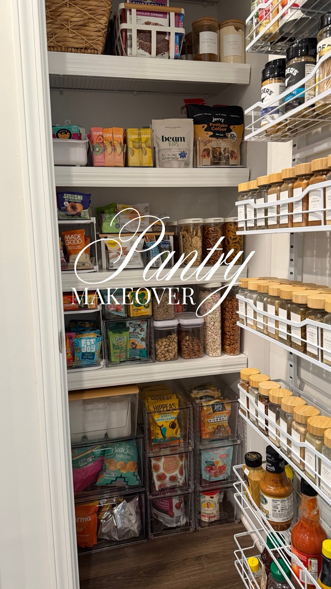 My throw-and-go pantry turned into something that actually feels calm, functional, and pretty 🫶
Proof you don’t need a full remodel to make a big change.

✨SAVE this for organizing inspo
✨SHARE it with a mom who likes things organized but can’t find the time.
✨Comment PANTRY for links to what I used 🤍

#pantrymakeover #pantryorganization #budgetdiy #diyhome #momlife #realmomlife
#affordablehome #homeorganization #momhacks #simplediy
#beforeandafter #organizationideas #pantrygoals #momapproved
#throwandgo #reallifemom #homeonabudget #diyinspo

#LTKKids #LTKHome #LTKmomlife