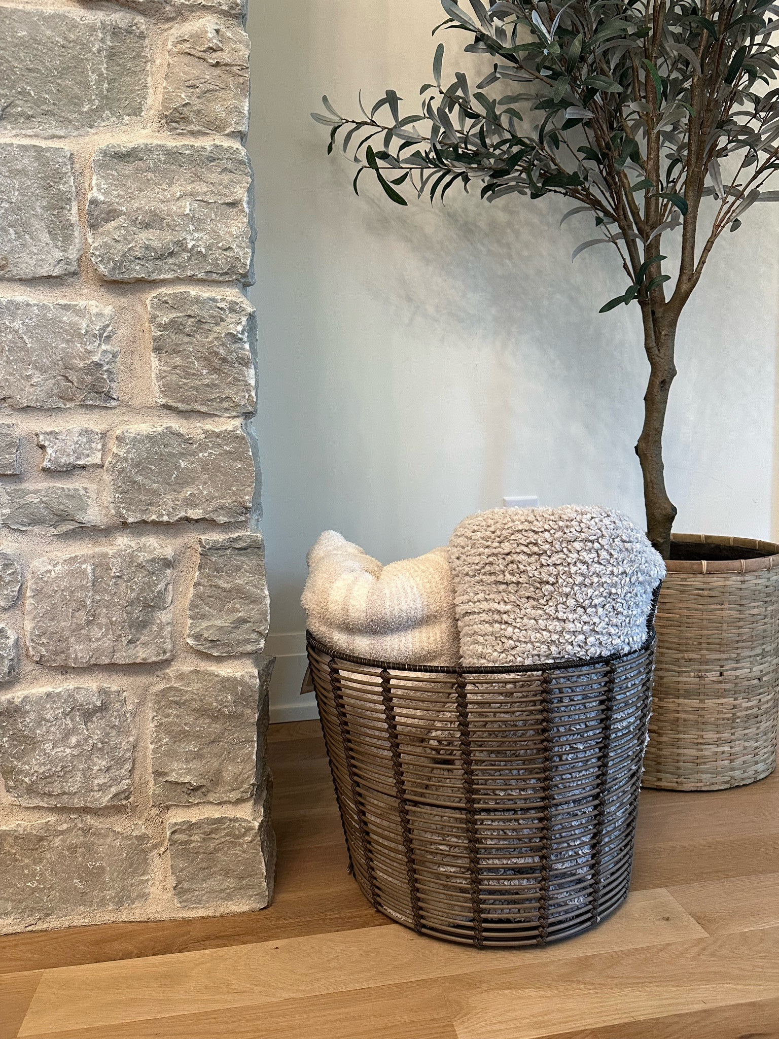 Got excited for this basket for $22 from Walmart! Simple and great quality. 

#LTKhome