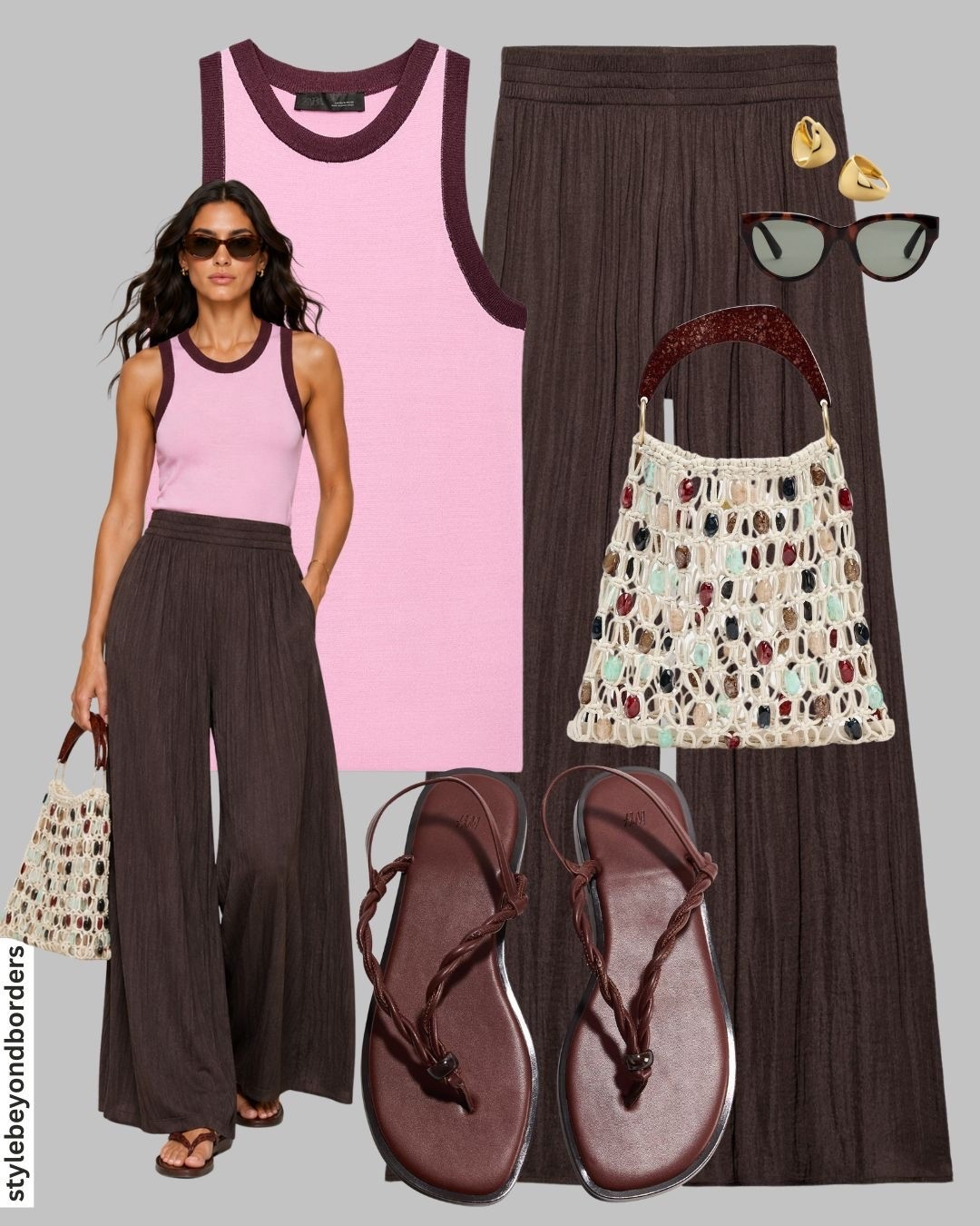 Contrast trim vest top styling 🌸🙋🏻‍♀️💫



Tags: contrast trim tip, flowy brown trousers, beaded bag, sandals, summer look, euro summer, holiday outfit, chic look, zara

#LTKsummer #LTKtravel #LTKstyletip