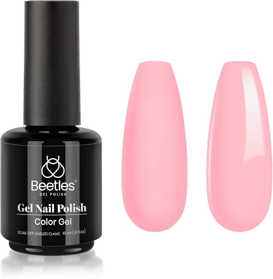Beetles Gel Nail Polish Hot Pink Color Soak Off LED Nail Lamp Gel Polish -SIZE: .5 fl.Oz/Each 15 ... | Amazon (US)