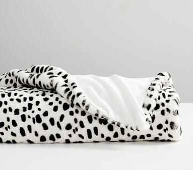 Rachel Zoe Lynx Faux Fur Baby Blanket | Pottery Barn Kids