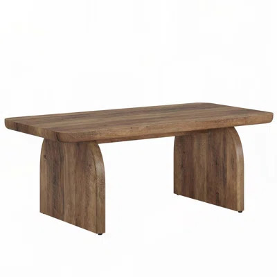 Rustic Wood Coffee Table, Rectangle Living Room Table | Wayfair North America