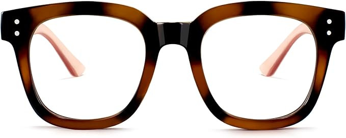 Madison Avenue Oversized Blue Light Blocking Glasses for Women Fashion Blue Light Blockers Anti E... | Amazon (US)