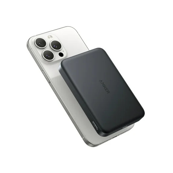 Anker MagGo Qi2 Ultra-Slim Magnetic Power Bank, 10,000mAh, 15W MagSafe-Compatible Wireless Charge... | Walmart (US)