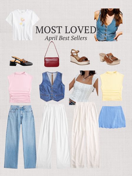 your most loved items from April 🤍 
full list of best selling items can be found in my “best sellers” item collection 

#LTKstyletip #LTKSeasonal #LTKsalealert