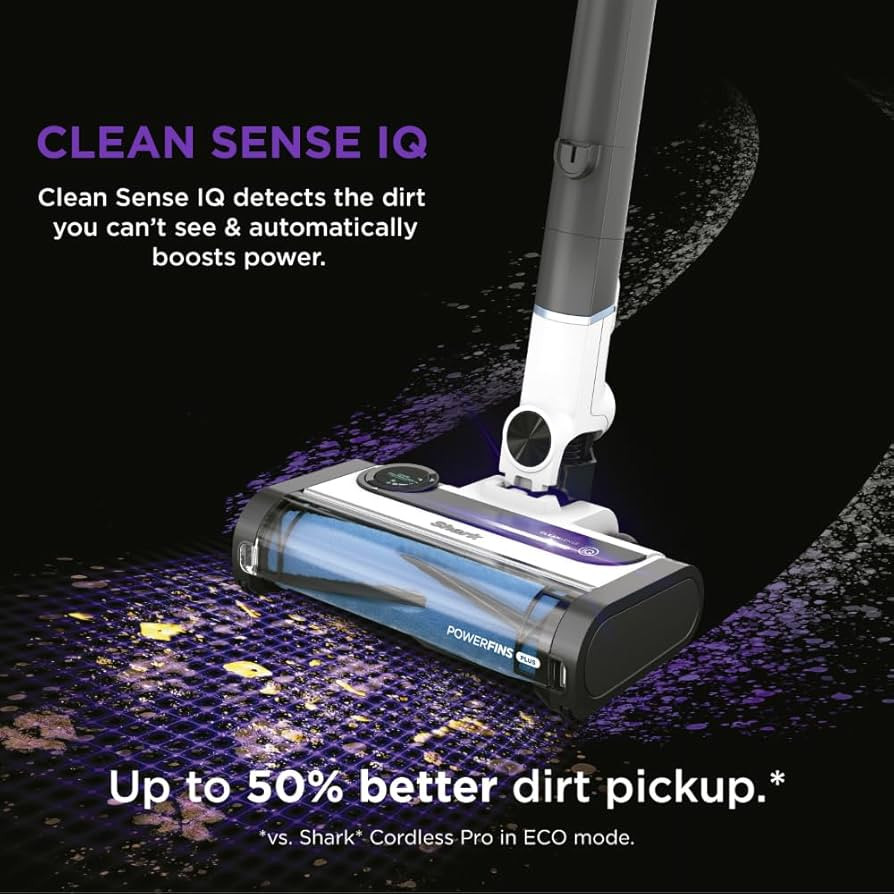 Shark IZ562H Cordless Pro Vacuum with Clean Sense IQ and Odor Neutralizer, PowerFins Plus Brushro... | Amazon (US)