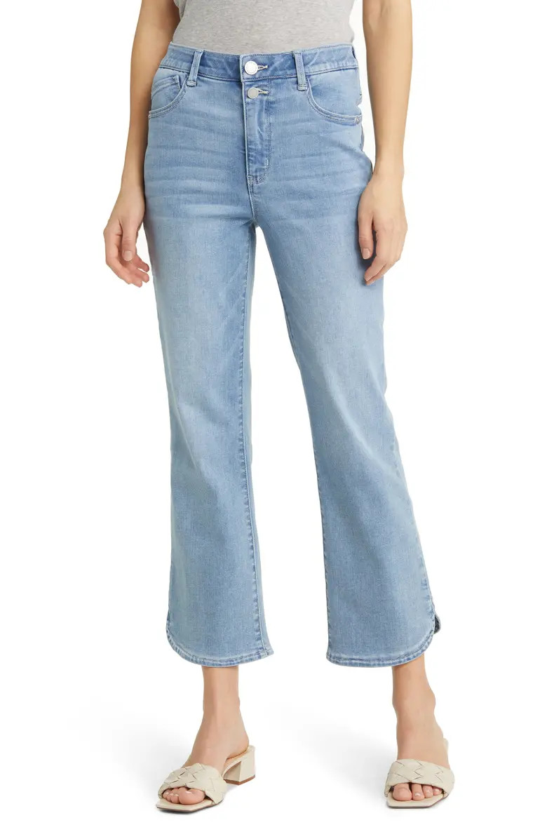 'Ab'Solution Skyrise Crop Straight Leg Jeans | Nordstrom