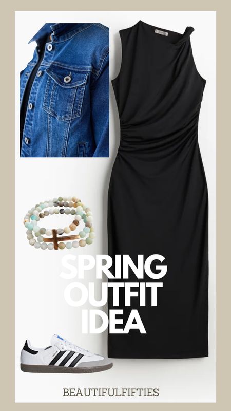 Spring outfit idea. Casual and fun

Code BF20 for jewelry for 20 percent off 

Code Beautifulfifties for 15 percent off  on denim jacket 

#LTKmidsize #LTKstyletip #LTKshoecrush