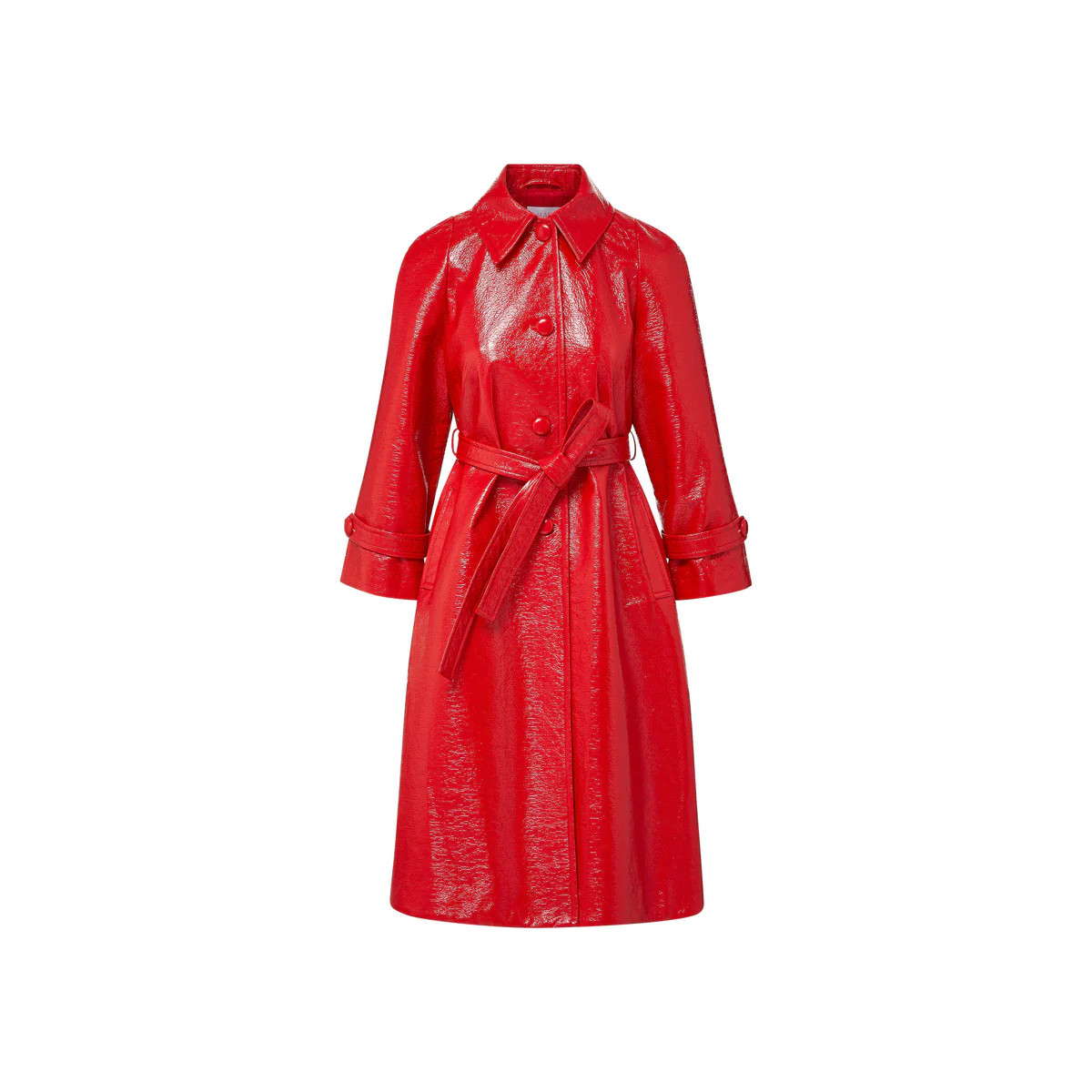 savannah coat in patent | MAE New York