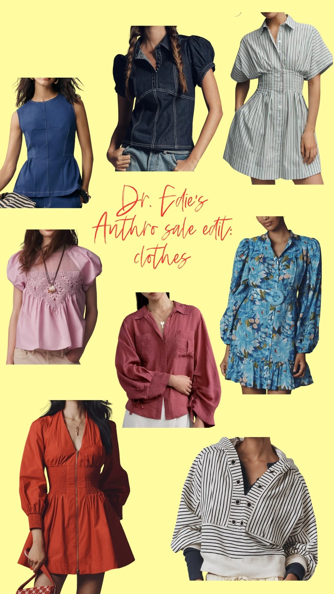 Anthro is one of my absolute favorite stores and their Memorial Day sale does not disappoint. I pulled together my top picks so you don't have to scroll forever — all linked and ready to shop! 🌸

#LTKOver40 #LTKootd #LTKmomlife