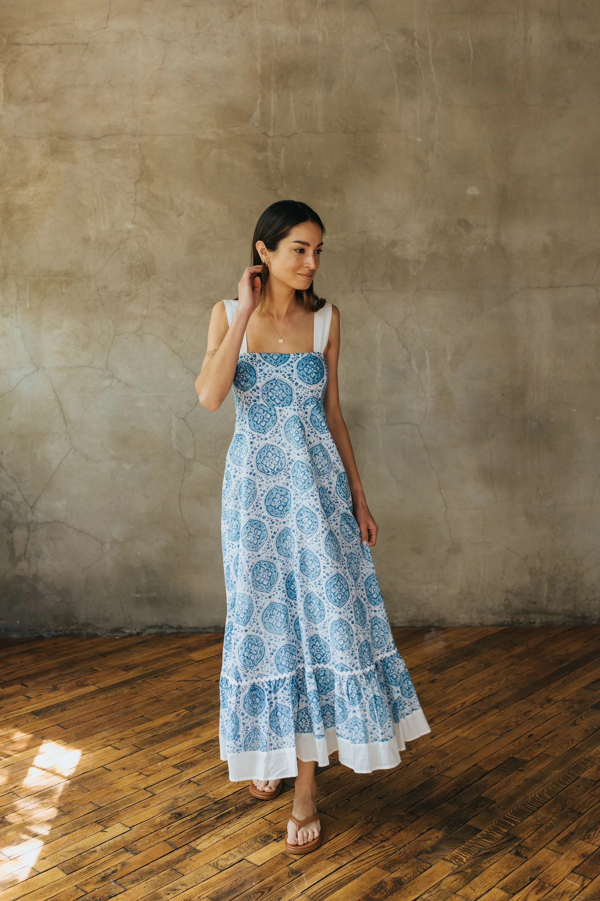 Celia Dress - Blue City Bazaar | Mod’s Mahal