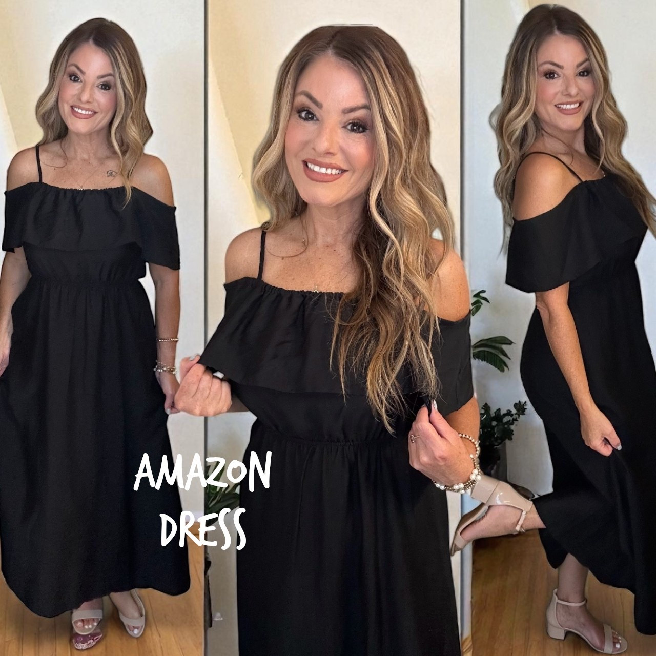 Date night or off to a wedding! This classy off shoulder dress with pockets is a perfect choice! 
Available in multiple colors
I’m wearing a medium 

#LTKFindsUnder50 #LTKParties #LTKWedding