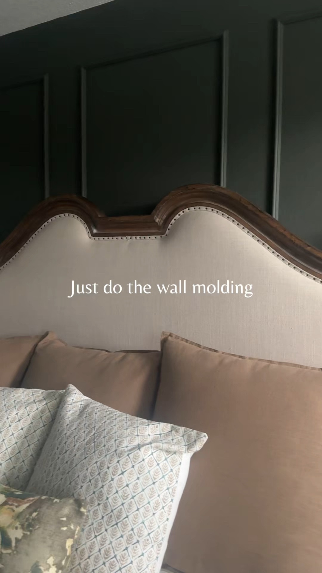 One of my favorite easy DIY projects. 

The window on one side of the bed and the artwork on the other always made the wall feel a little off. Adding three simple molding boxes between them balanced everything out and made the whole room feel more finished.

I used peel-and-stick molding on our textured walls, and it has held up extremely well. I know a lot of people are skeptical about using adhesive products on textured walls, but this one really impressed me.

I’ve linked the peel-and-stick molding and everything else I used if you’d like to recreate this look in your own home. Save this for later if wall molding has been on your project list!

#LTKHome