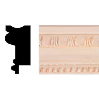 3/4 in. x 1-1/2 in. x 8 ft. Basswood Chair Rail/Wainscot Cap/Picture Frame Molding | The Home Depot