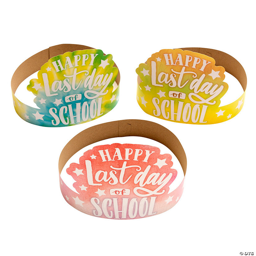 Last Day of School Crowns - 12 Pc. | Oriental Trading Company