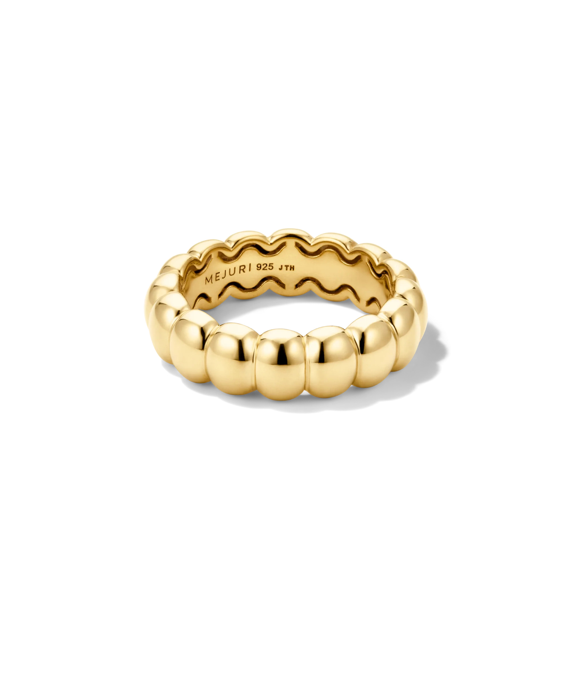 Puffy Charlotte Stacker Ring | Mejuri Fine Crew