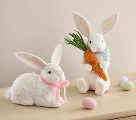 Sisal Easter Bunnies, Set of 2 | Pottery Barn Kids