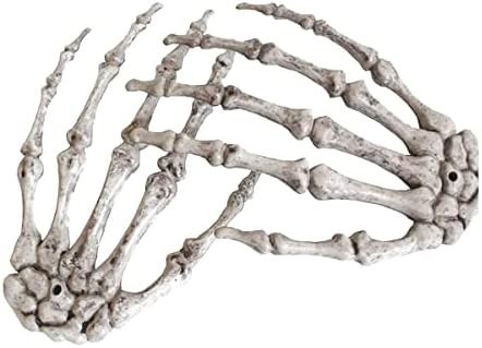 Hewego 2 Pcs Halloween Fake Skeleton Hands,Realistic Life Size Severed Plastic Skeleton Hands for... | Amazon (US)
