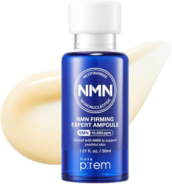 MAKE P:REM NMN NAD+ Firming Expert Ampoule Serum, Intensive Firming & Smoothing Facial Serum with... | Amazon (US)