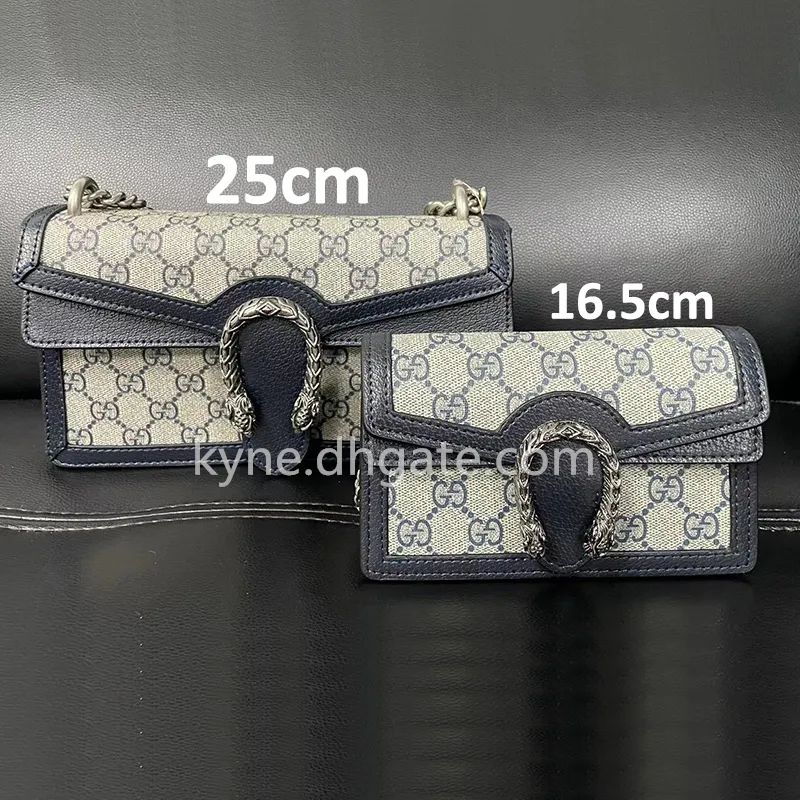 Dupe New Version Bags G U C C I Snake Logo Womens Messenger Shoulder Bag Chain Bags 16.5cm/25cm F... | DHGate