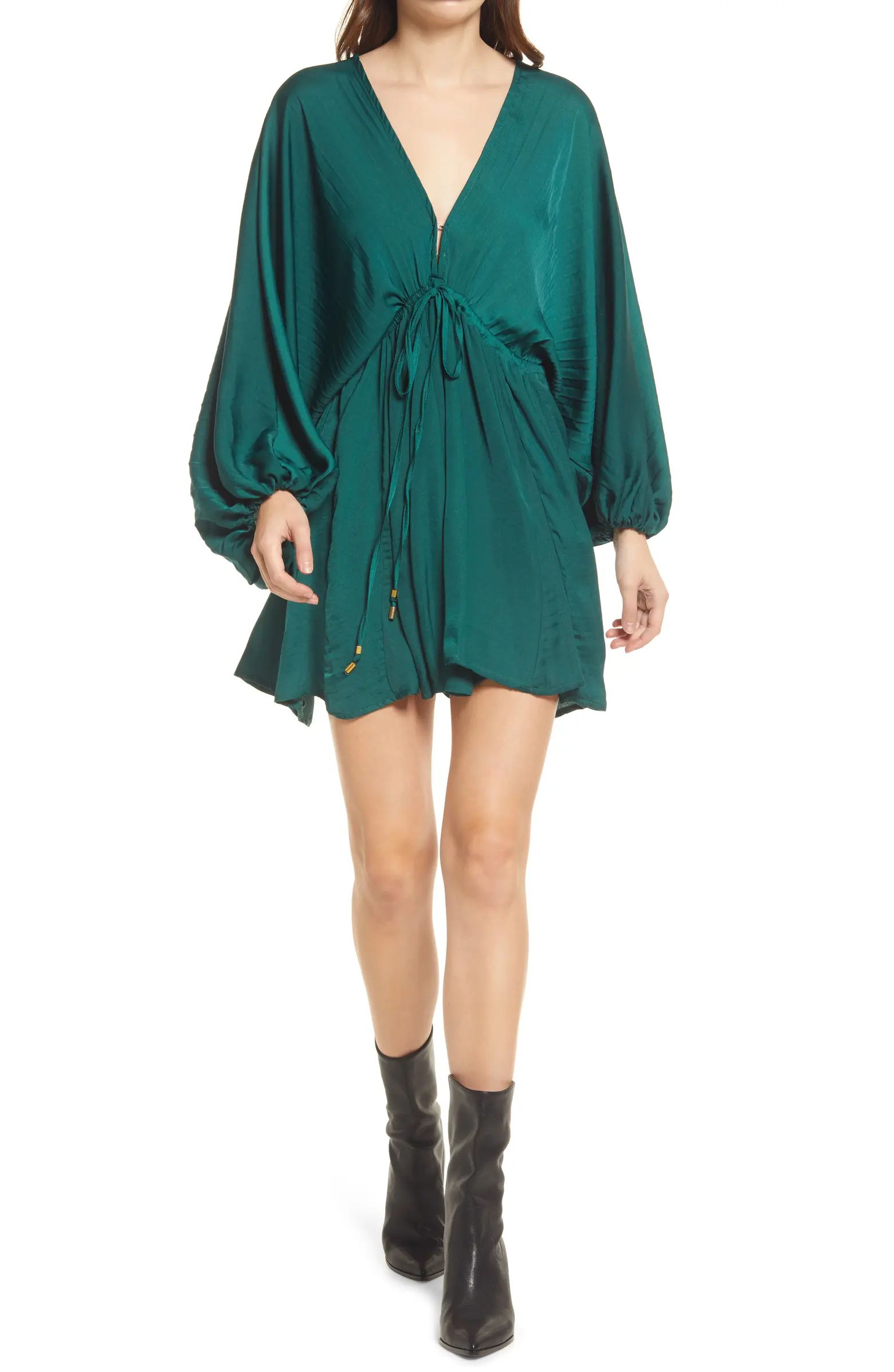 Arzel Long Sleeve Minidress | Nordstrom