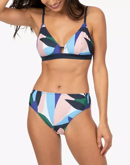 LIVELY™ Bralette Bikini Top in Print | Madewell