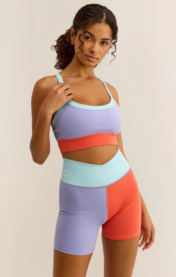 Spot On Color Block Sports Bra | Z Supply