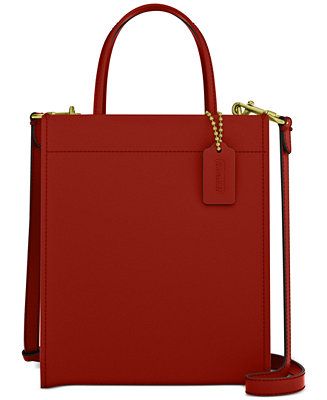 COACH Glovetanned Leather Mini Cashin Tote & Reviews - Handbags & Accessories - Macy's | Macys (US)