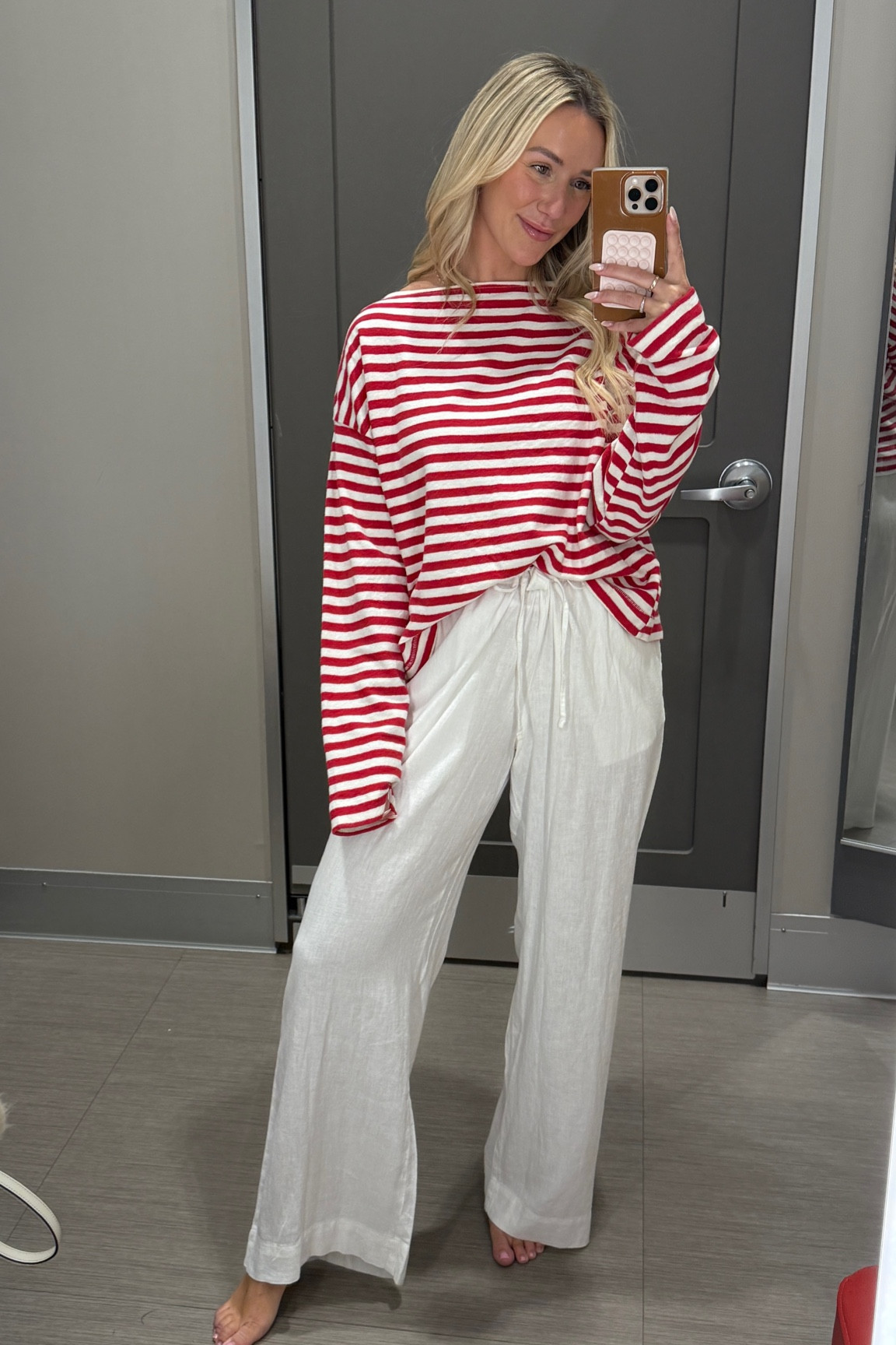 Large top, small pants 