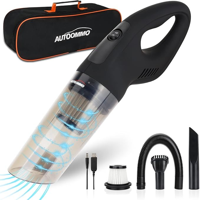 Car Vacuum Cleaner - AUTOOMMO 8000PA Car Vacuum Cordless High Power with Rechargeable Battery, Po... | Amazon (US)