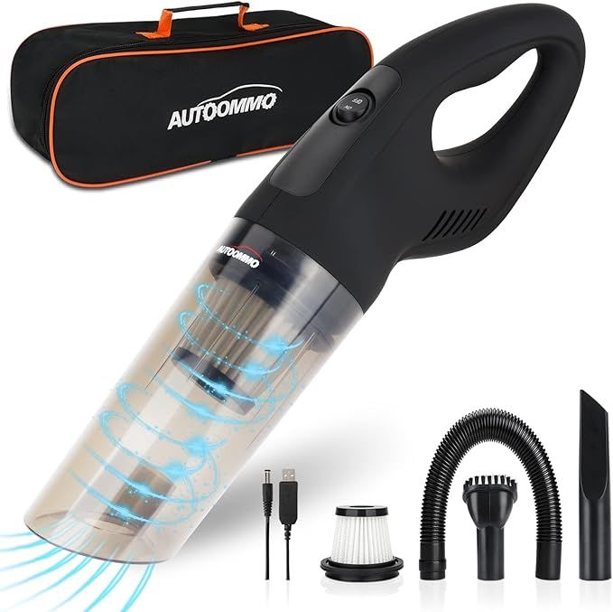 Car Vacuum Cleaner - AUTOOMMO 8000PA Car Vacuum Cordless High Power with Rechargeable Battery, Po... | Amazon (US)