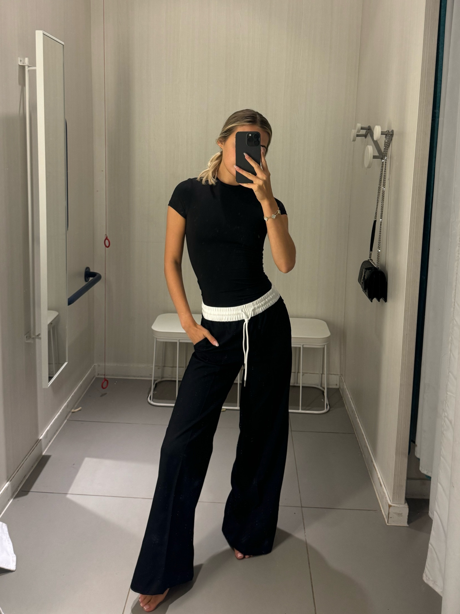 Black top and trousers for everyday from H&M 🤍

#LTKautumn #LTKsummer #LTKuk