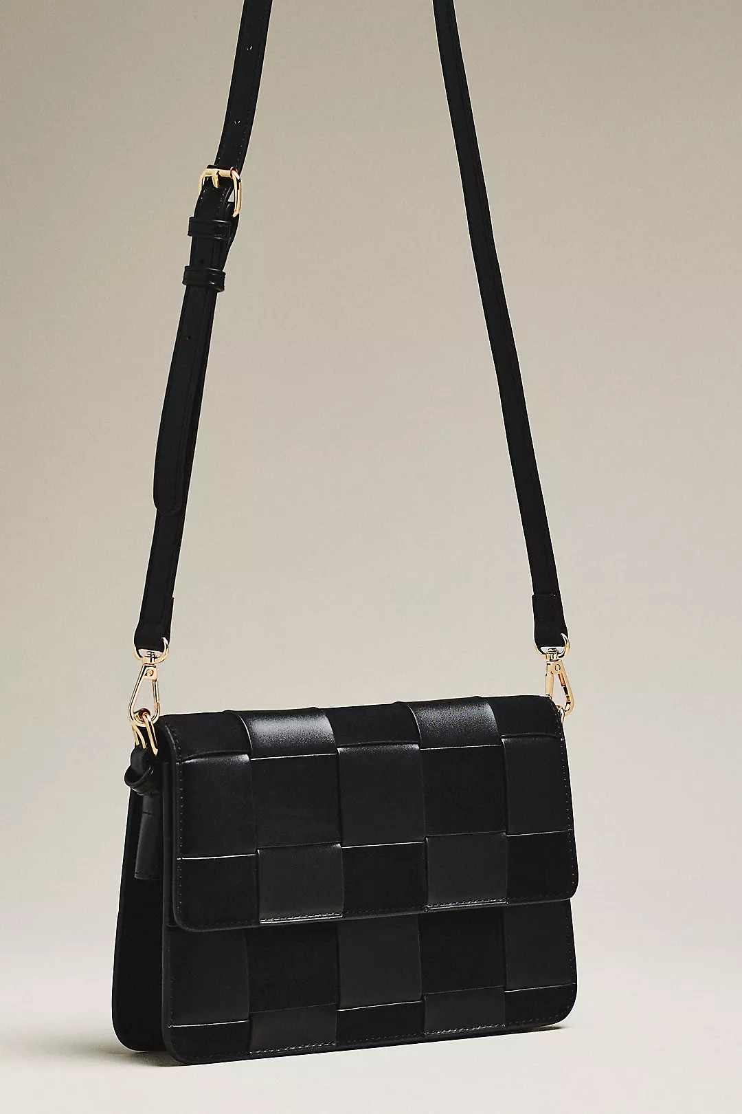 Faux-Suede Woven Shoulder Bag | Anthropologie (US)