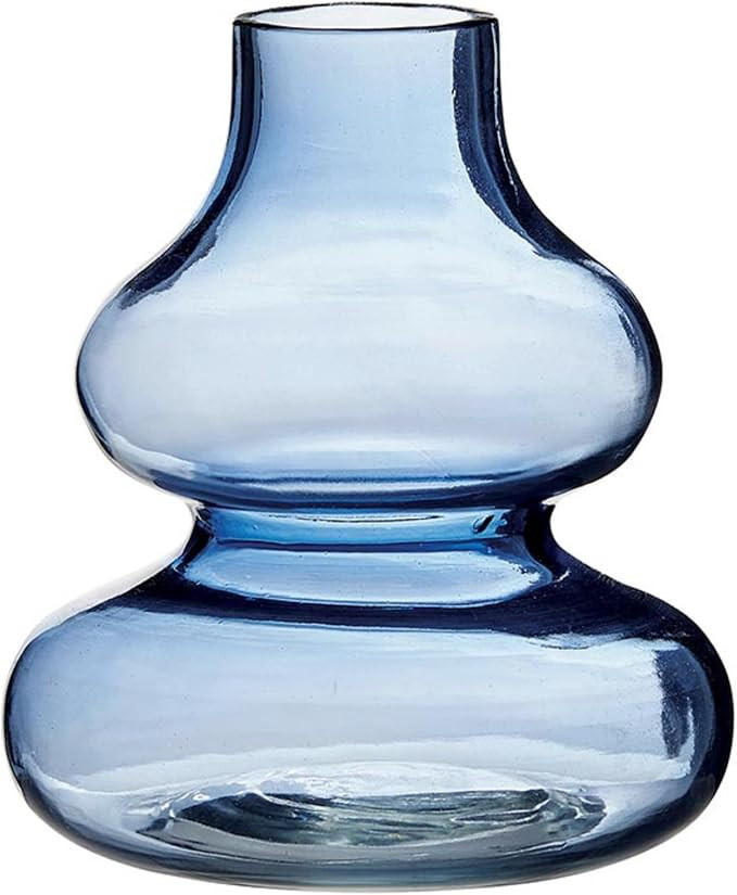 47th & Main Flower Vases Modern Shaped Glass Vase for Home Décor, 4" Dia x 4.75" H, Pacific Coas... | Amazon (US)