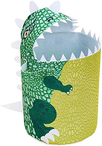 Beinou Dinosaur Laundry Hampers 34.2L Felt Collapsible Storage Basket Toy Organizer Basket with H... | Amazon (US)